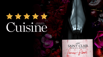 Saint Clair Pinot Noir Excellence in Cuisine Wine Tasting