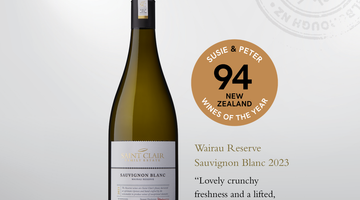 Saint Clair Reserve Sauvignon Blanc makes Susie and Peter’s NZ Wines of the Year 2026