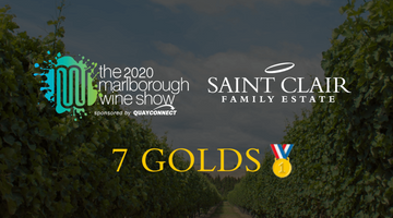 Saint Clair Line up with Gold at the Marlborough Wine Show