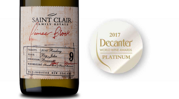 Decanter Win for Saint Clair Family Estate