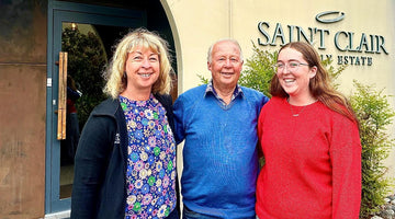 First of the third generation of the Ibbotson family working at Saint Clair winery