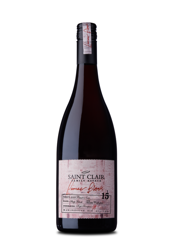 Saint Clair Pioneer Block 15 Strip Block Pinot Noir 2022