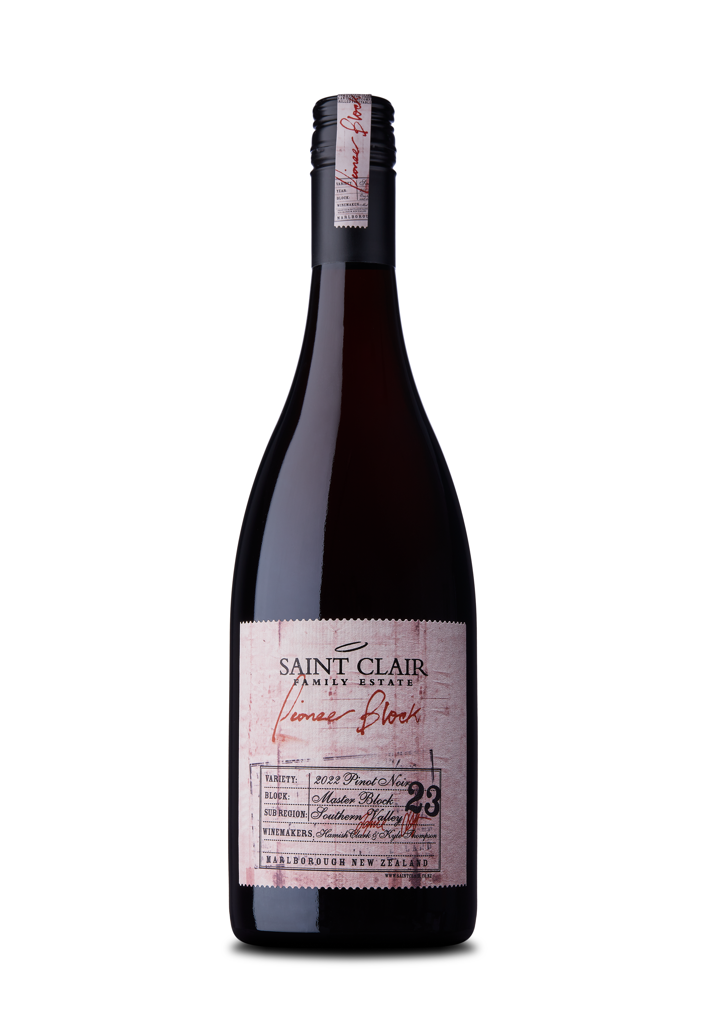 Saint Clair Pioneer Block 23 Masters Block Pinot Noir 2022 – Saint
