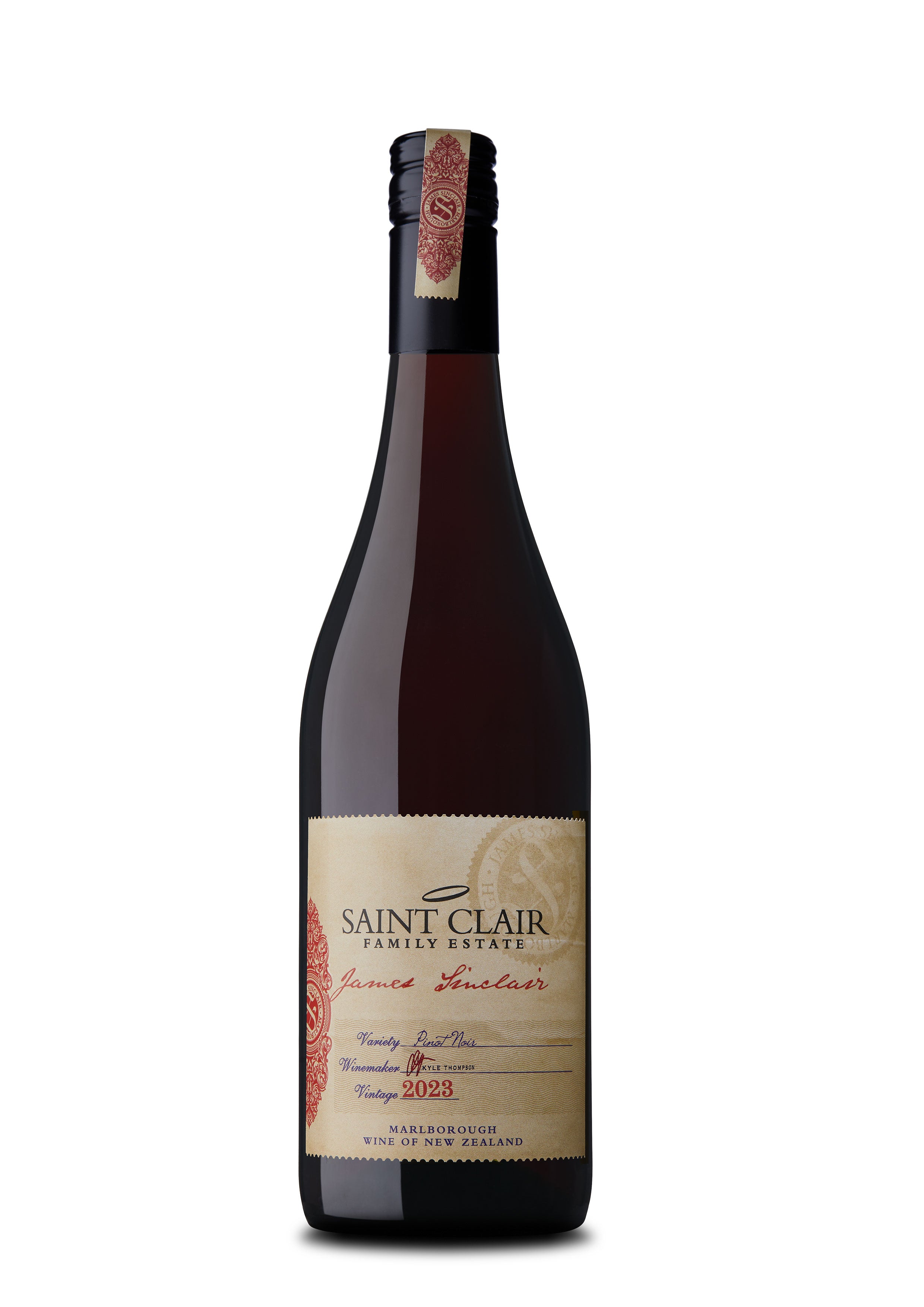 James Sinclair Pinot Noir Saint Clair Wine New Zealand – Saint - Main Image